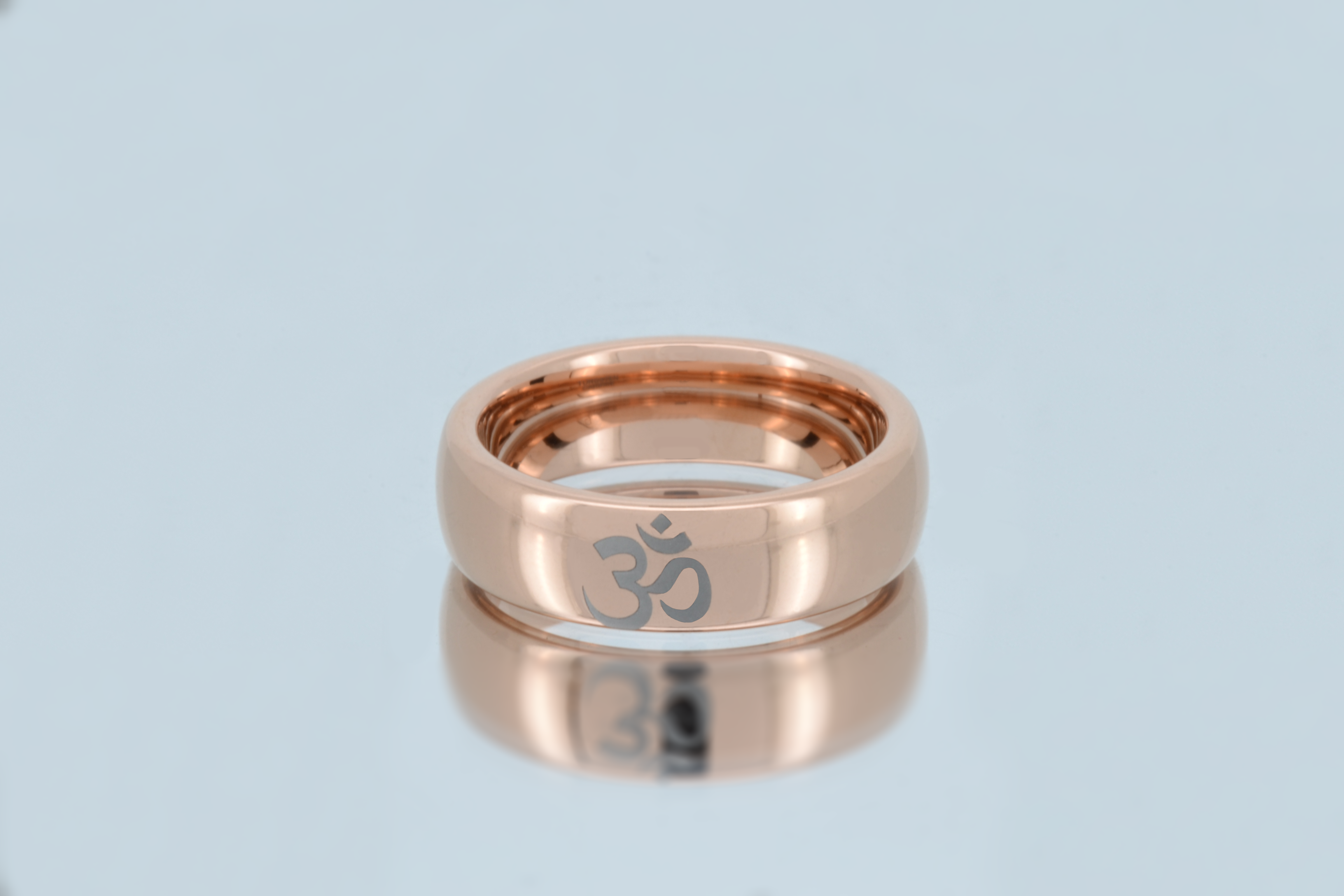 Om Harmonie | Rose Gold Tungsten Ring