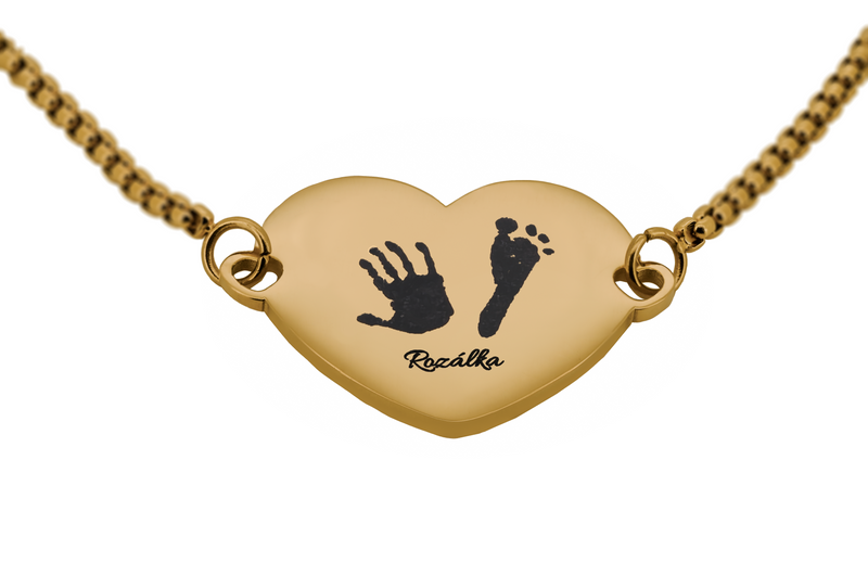Pulsera Corazón de Recuerdos | Acero Inoxidable