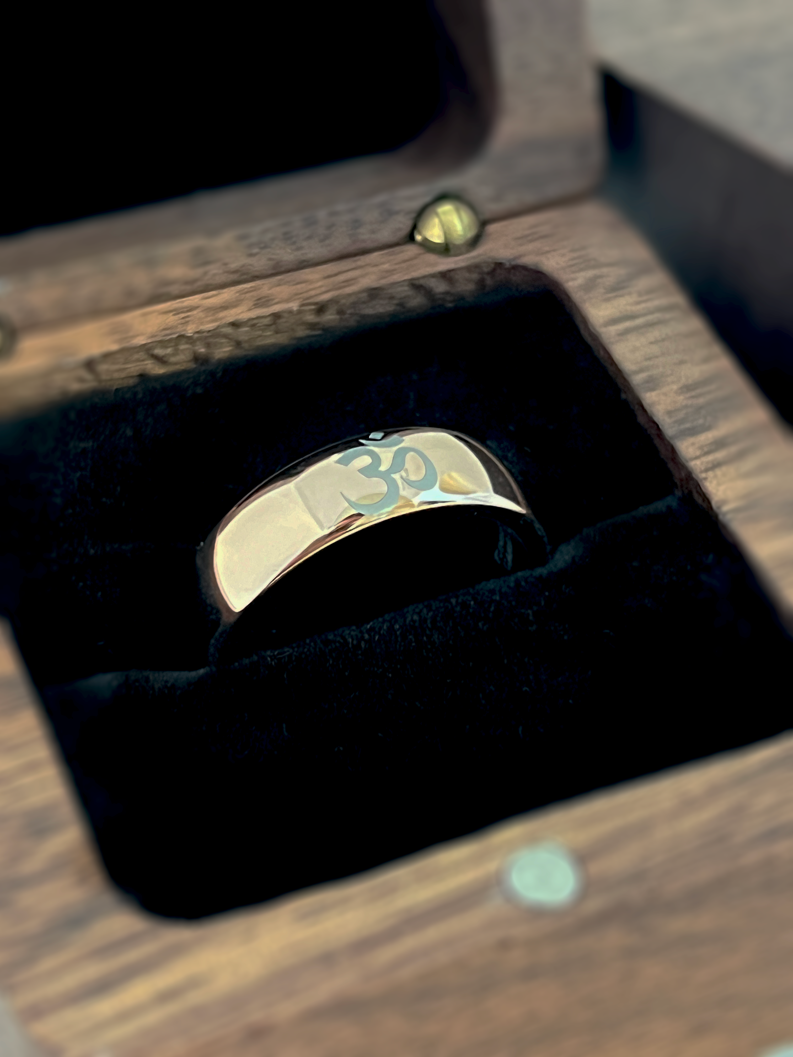 Om Harmonie | Rose Gold Tungsten Ring