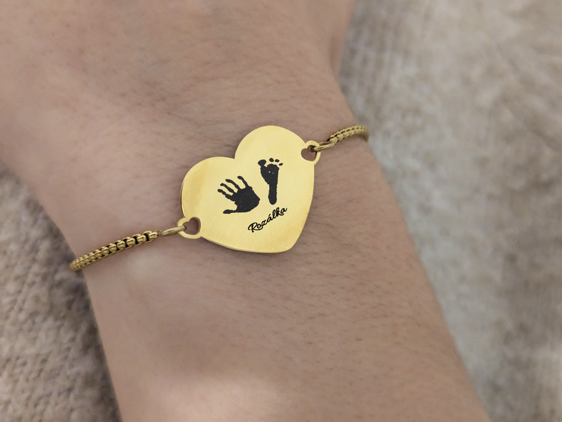 Pulsera Corazón de Recuerdos | Acero Inoxidable