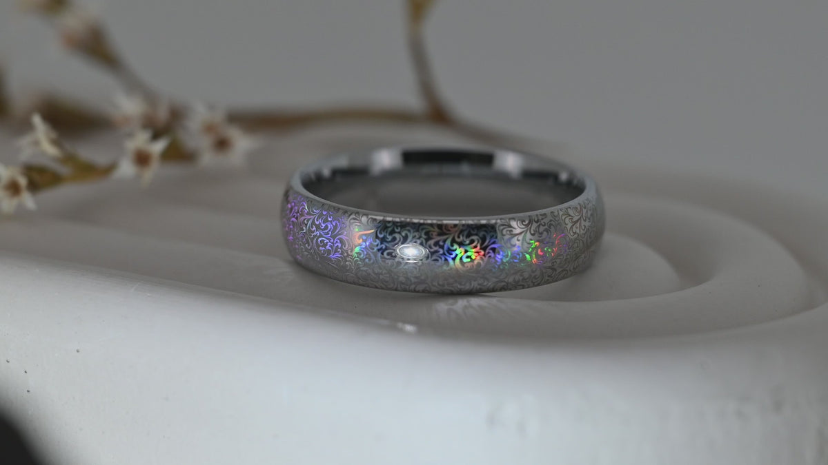 Baroque Radiance | Tungsten Ring