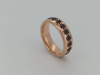 Eternal Blossom  | Rose Gold Tungsten Ring