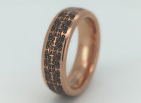Antique Swirl  | Rose Gold Tungsten Ring
